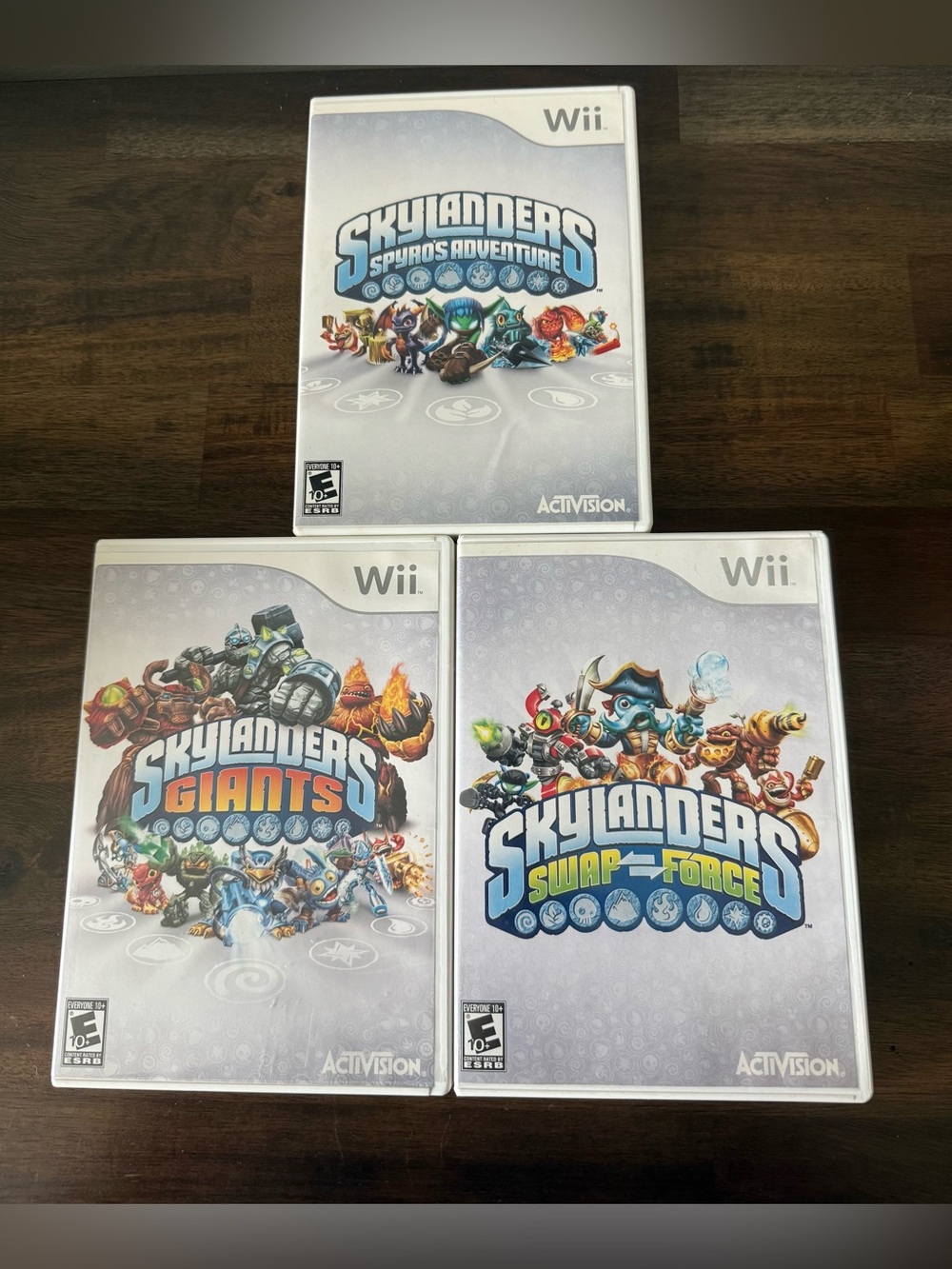 Wii Skylanders Collection Bundle Spyro's Swap Force Giants Tested Works Great